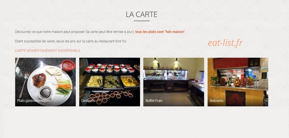 Le Rendez-Vous Enchanté — carte page 1