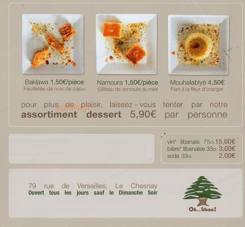 Oh... Liban ! — carte page 5
