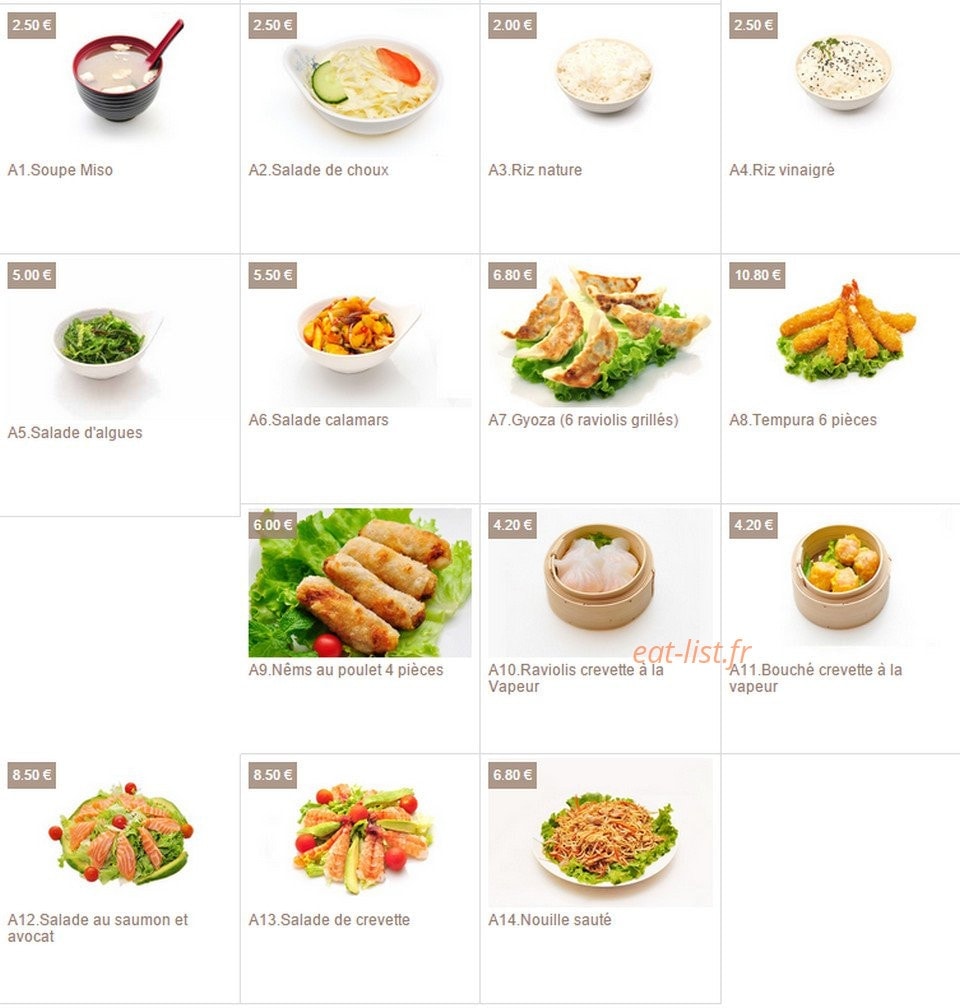 Pretty Sushi — carte page 6