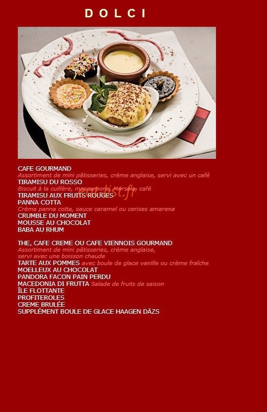 Rosso Caffé — carte page 8