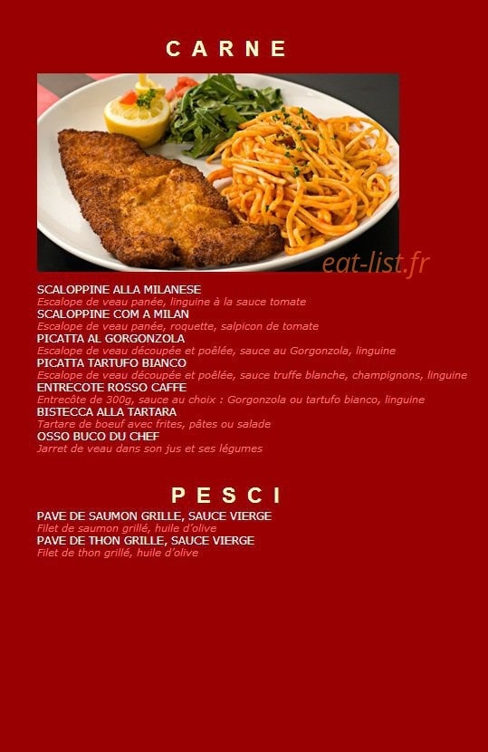 Rosso Caffé — carte page 5