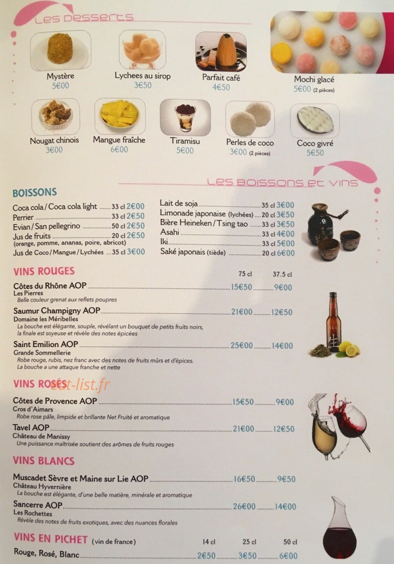 Bistro Best — carte page 6