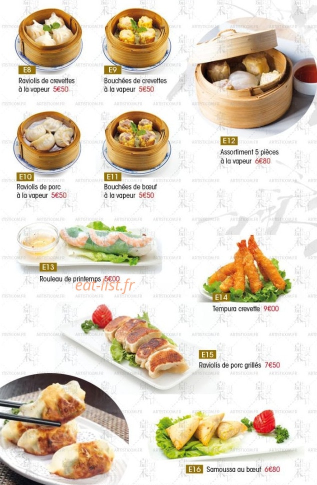 Gourmet de Pékin — carte page 3