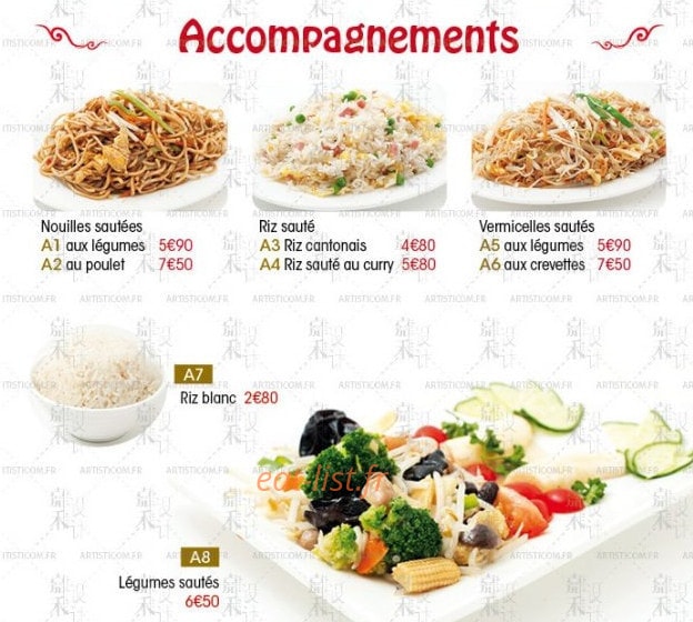 Gourmet de Pékin — carte page 7