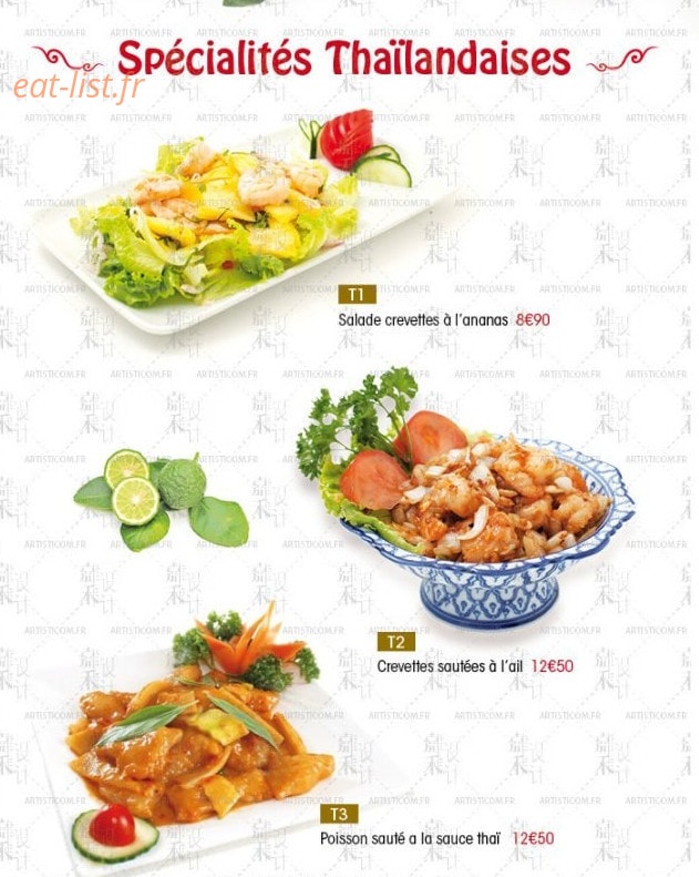 Gourmet de Pékin — carte page 8