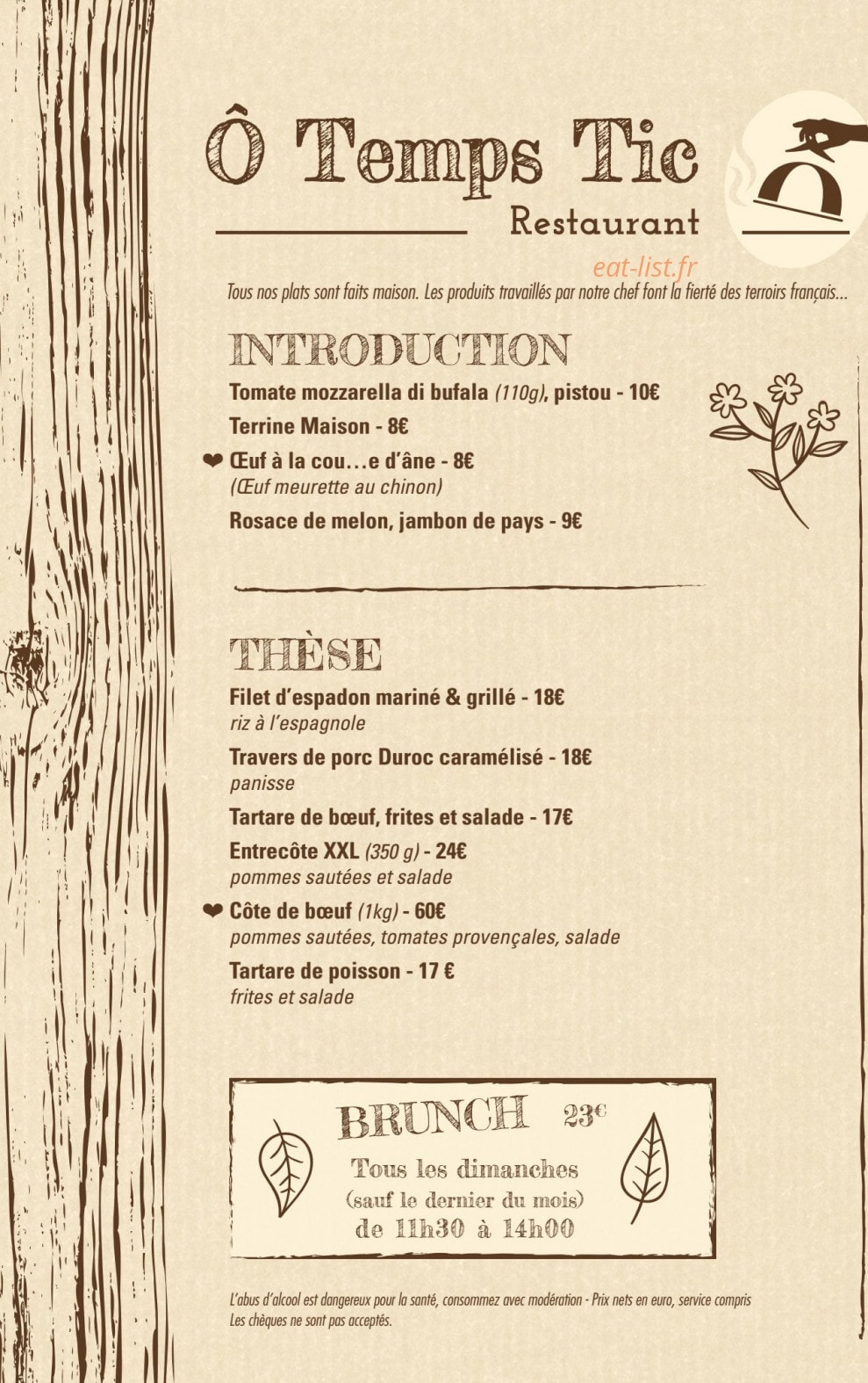 O tempstic — carte page 1