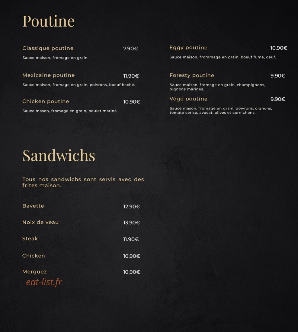 La Petite Maison — carte page 4