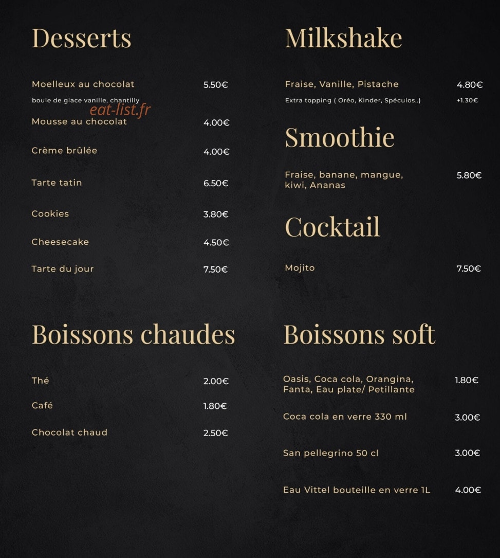 La Petite Maison — carte page 5
