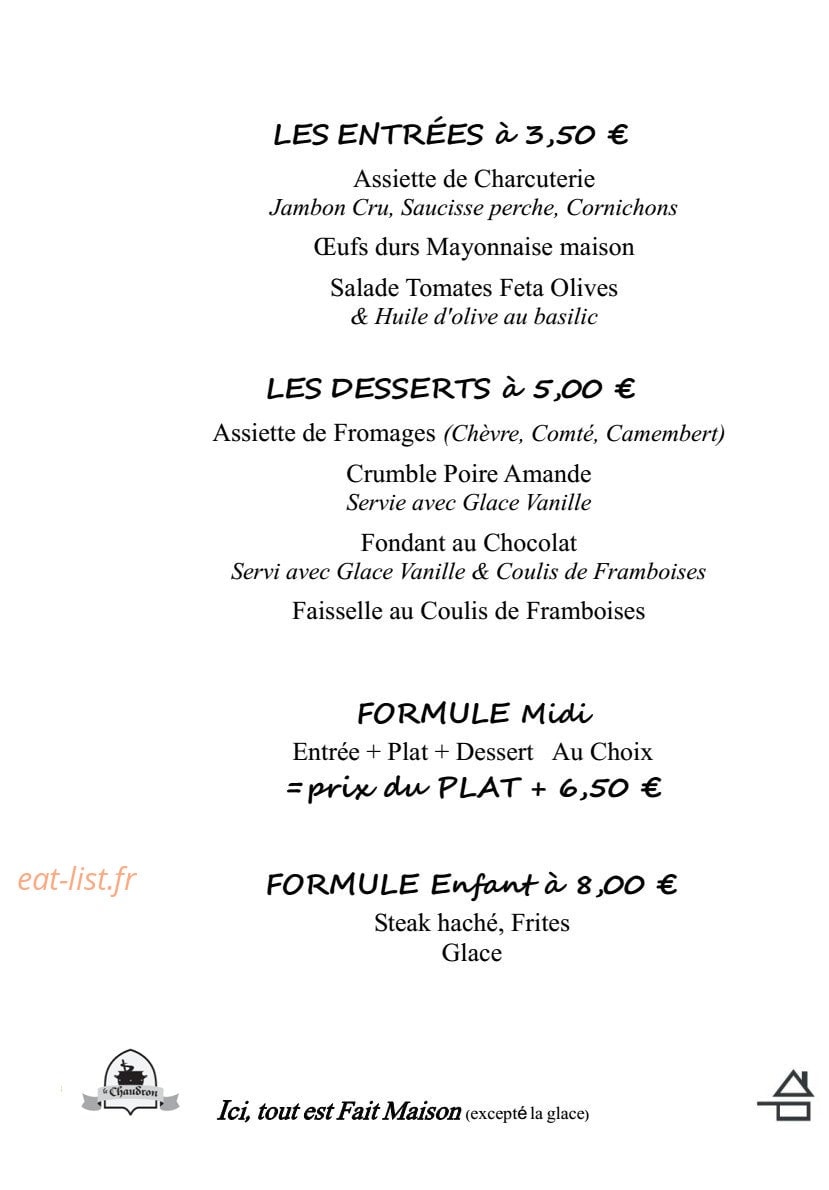 Le Chaudron — carte page 1
