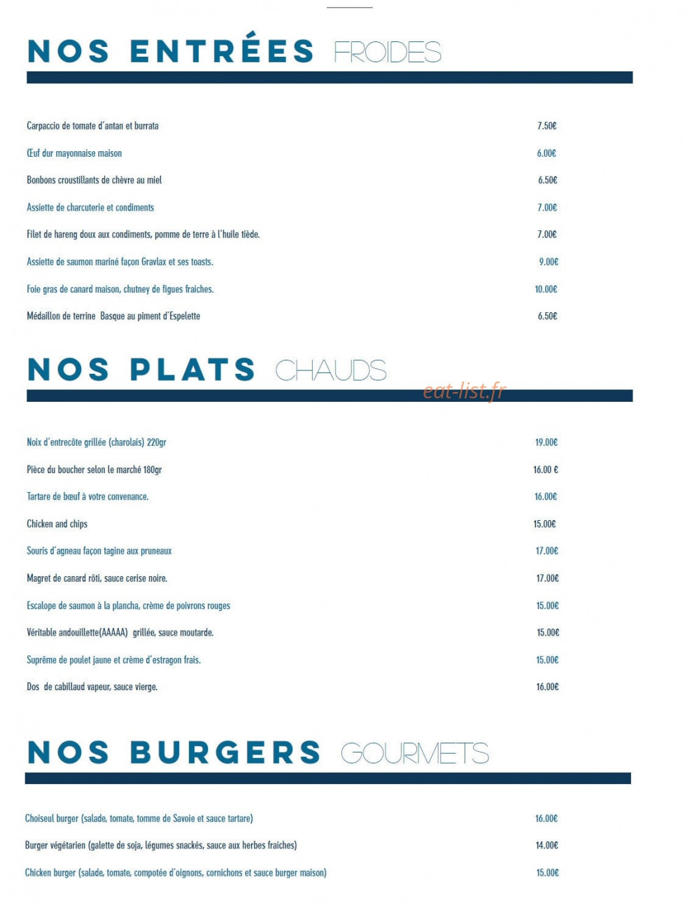 Le choiseul — carte page 1