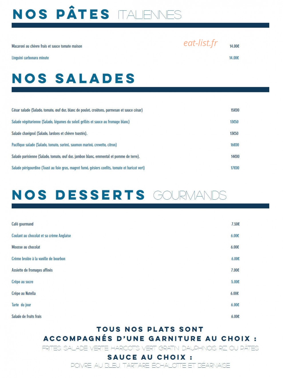 Le choiseul — carte page 2