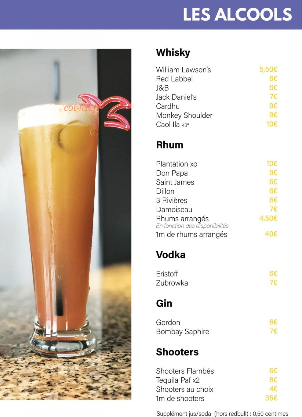 Le Mangabar — carte page 7