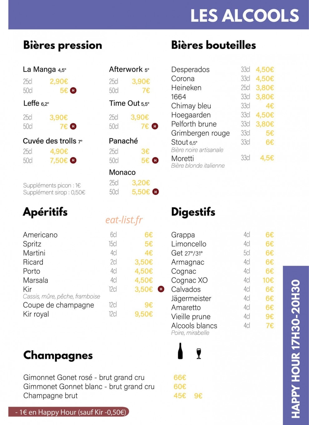 Le Mangabar — carte page 6