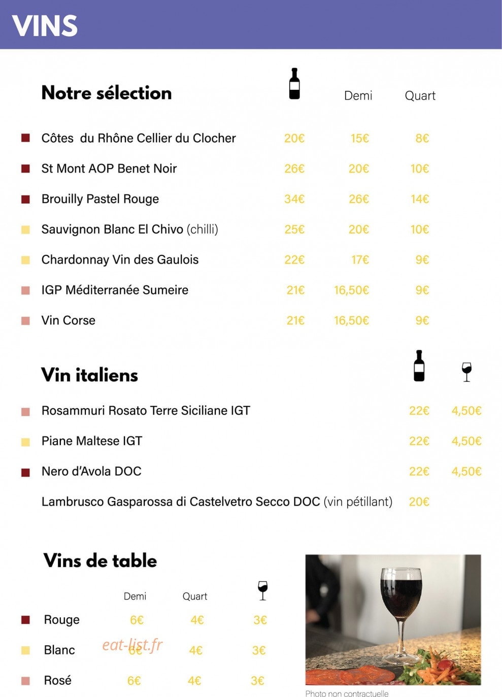 Le Mangabar — carte page 5
