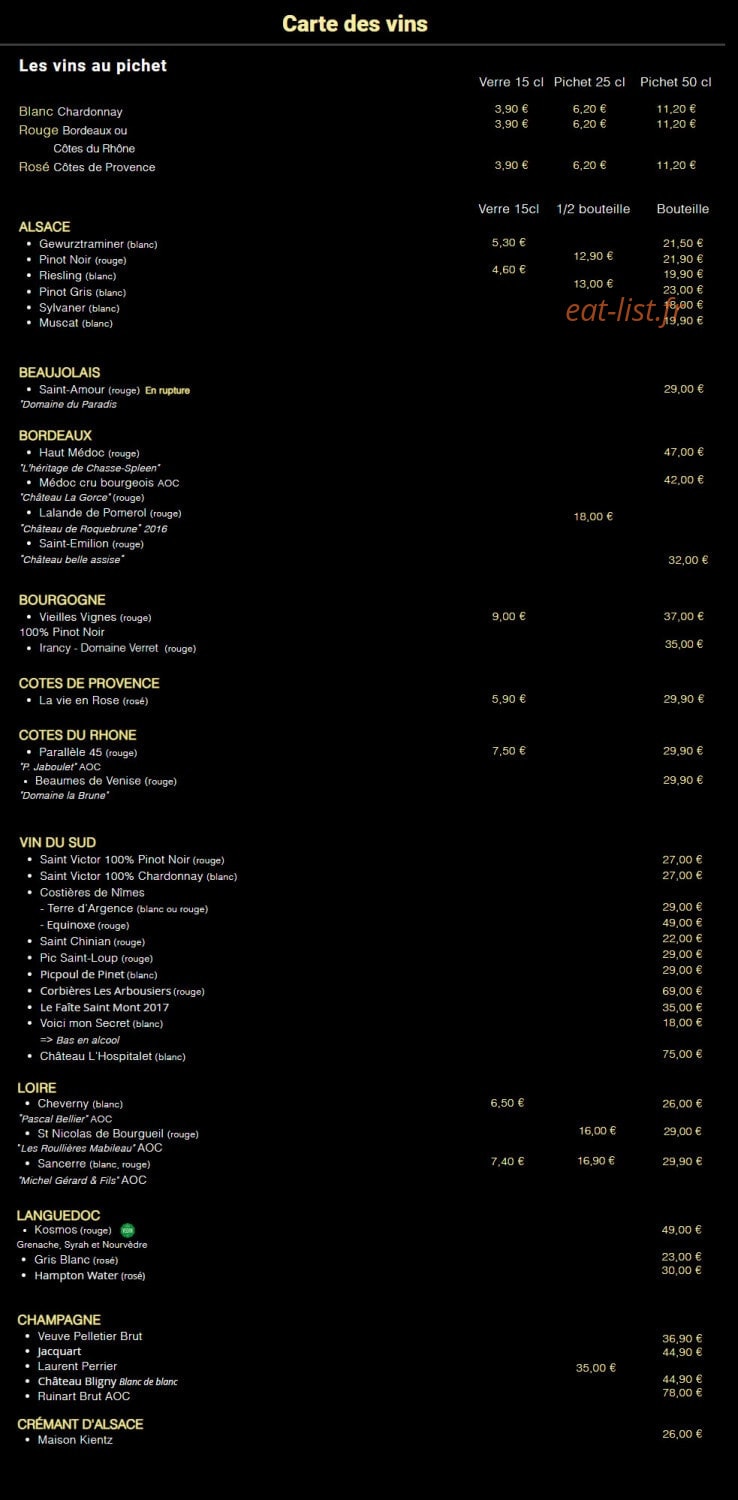 Le Tablier — carte page 2