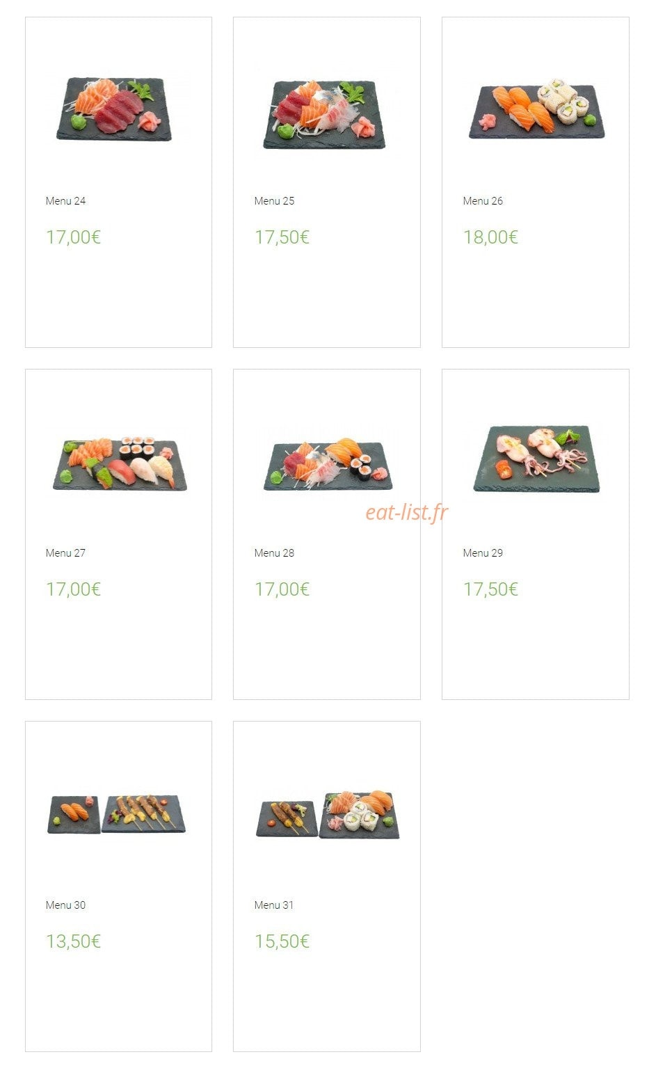 Carte et menu de Lounge One à Montigny le Bretonneux — Le menu mixte suite