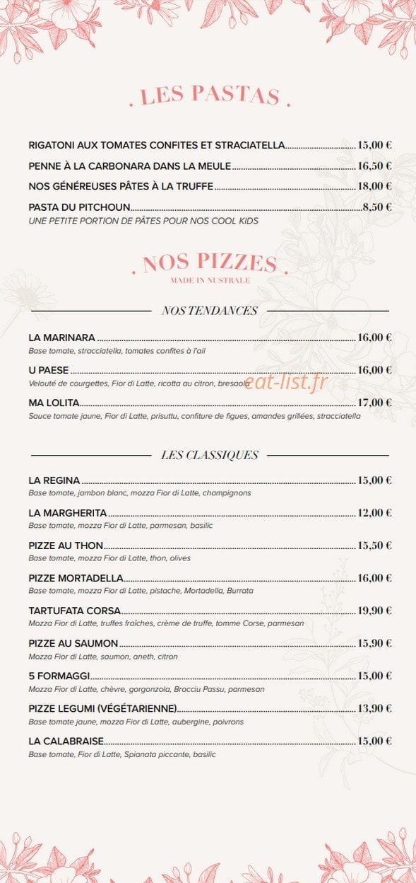O'Mazette — carte page 2