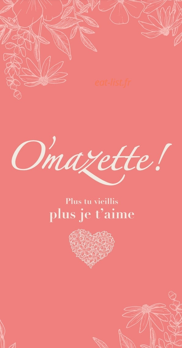 O'Mazette — carte page 1
