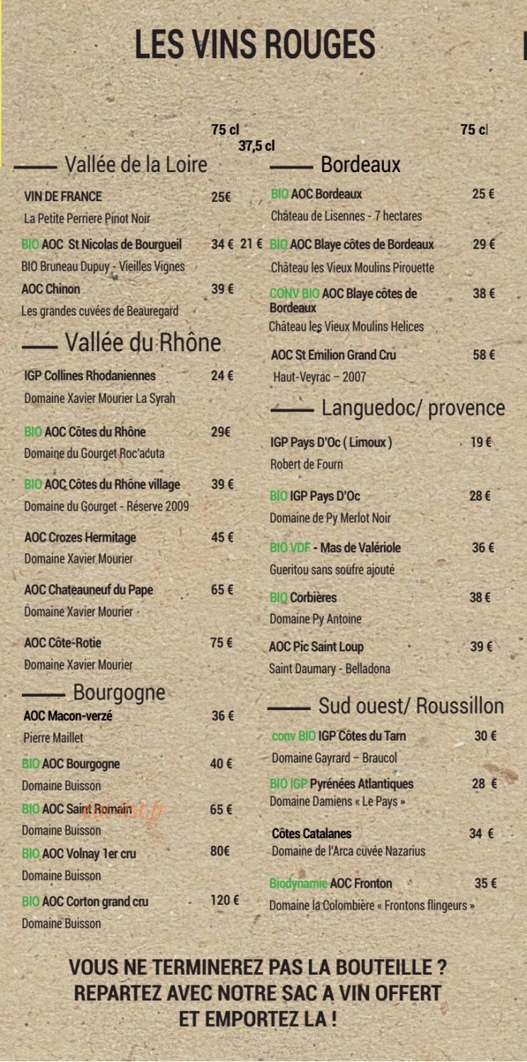 Restococorico — carte page 8