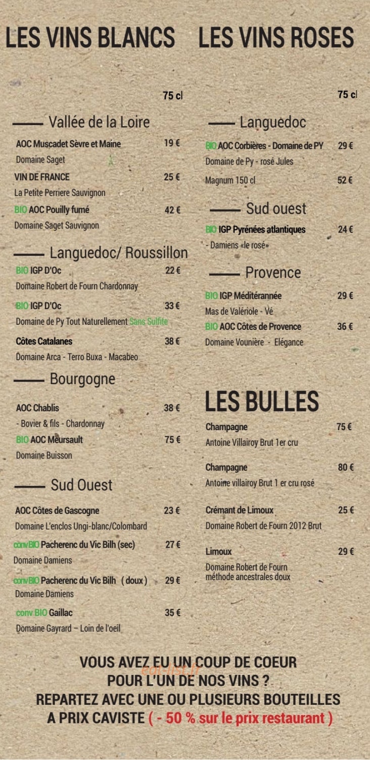 Restococorico — carte page 9