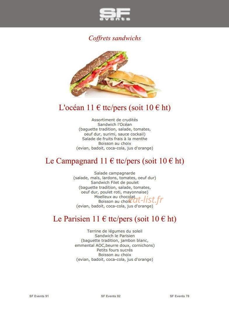 SF Events — carte page 6