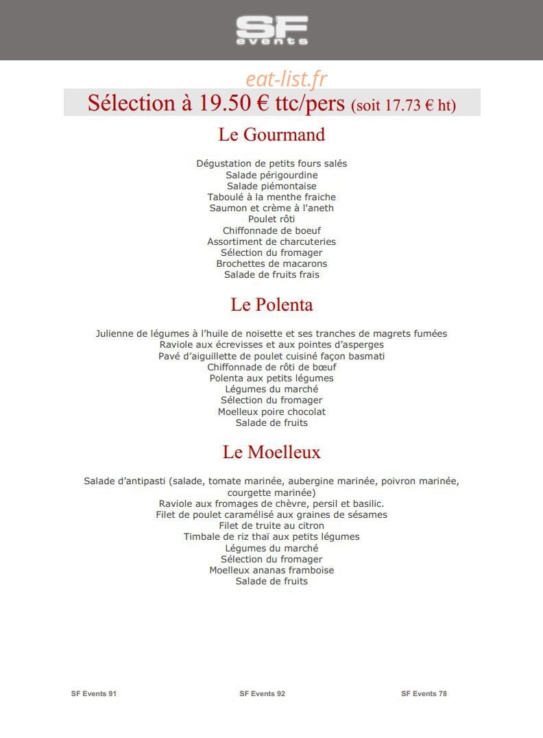 SF Events — carte page 9