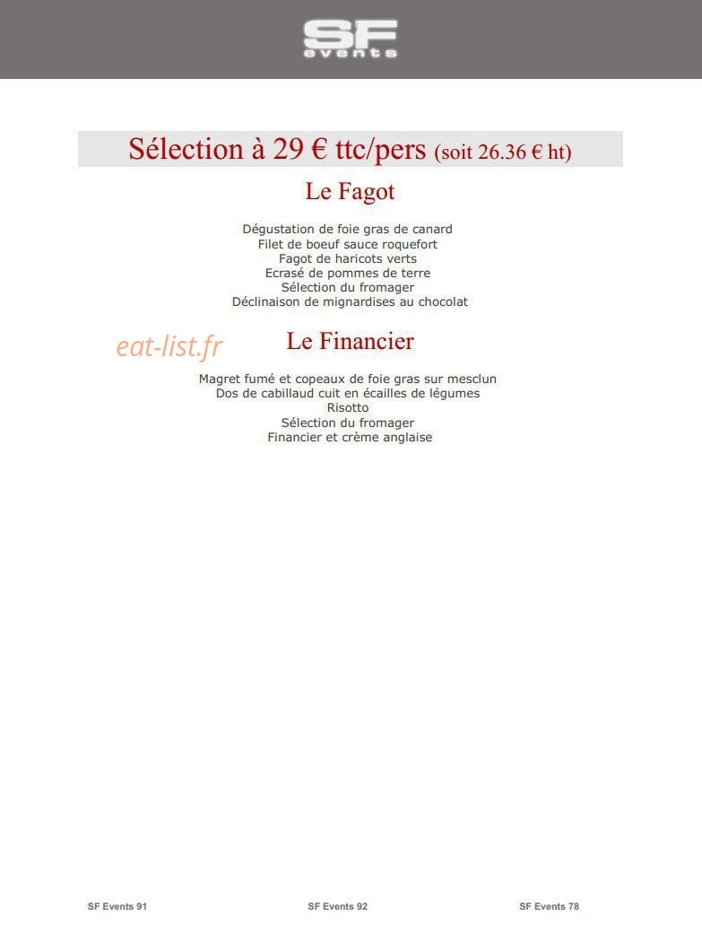 SF Events — carte page 5
