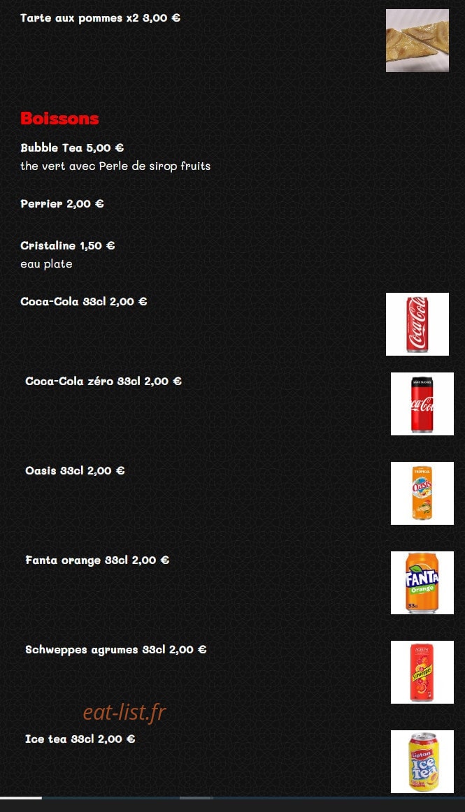 Wok Grill — carte page 11