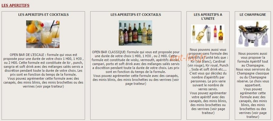 L'Escale Gourmande — carte page 3