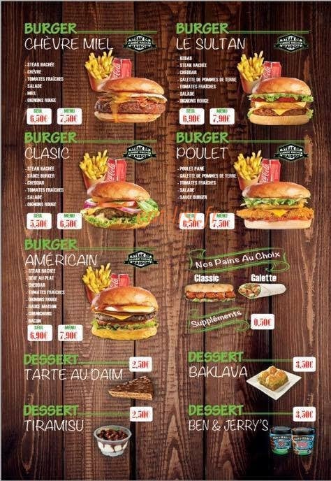 Le Sultan Kebab — carte page 4