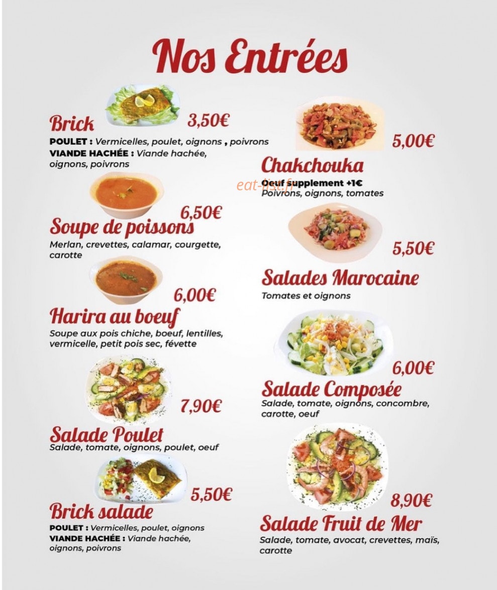 Les Delices du Magreb — carte page 4