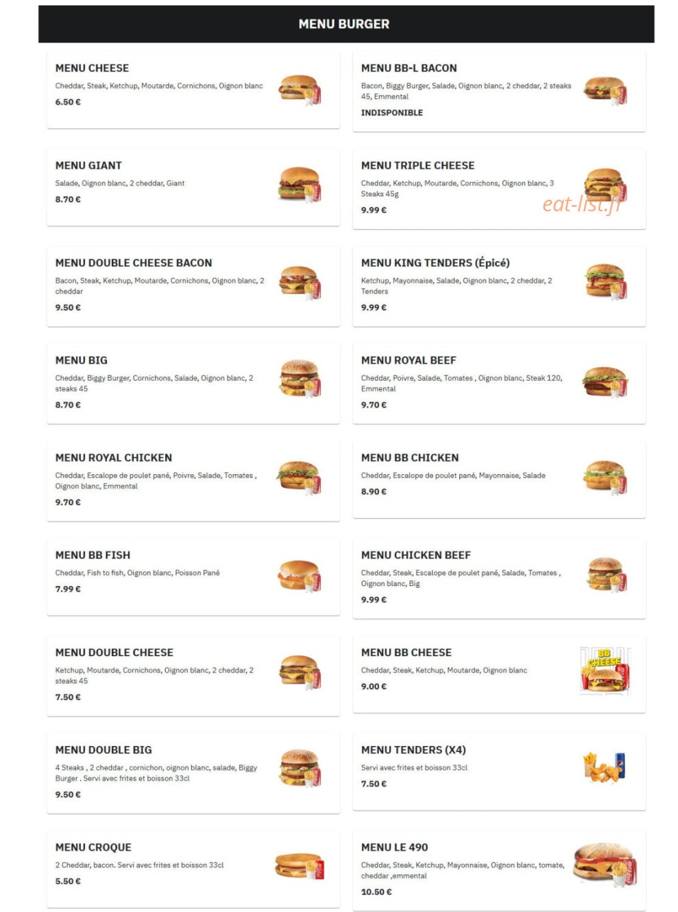 Bb7 — carte page 2
