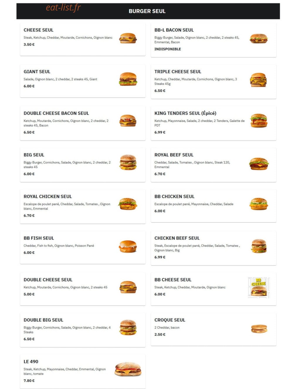 Bb7 — carte page 1