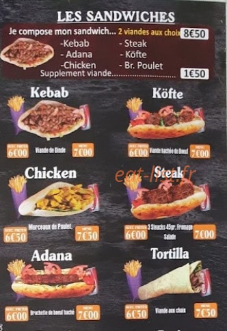 Kebab' Home — carte page 4