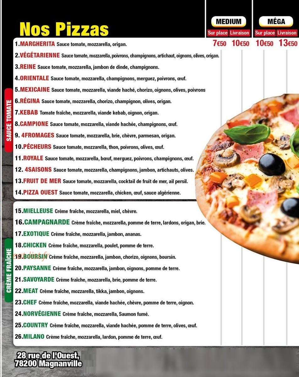 Tasty Ouest — carte page 3