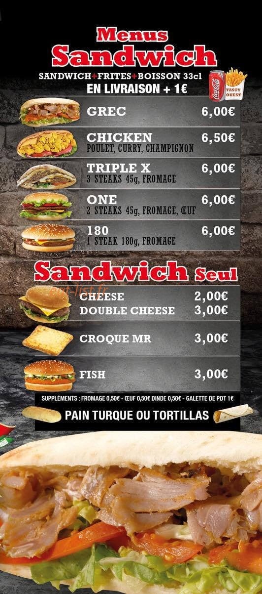 Tasty Ouest — carte page 5