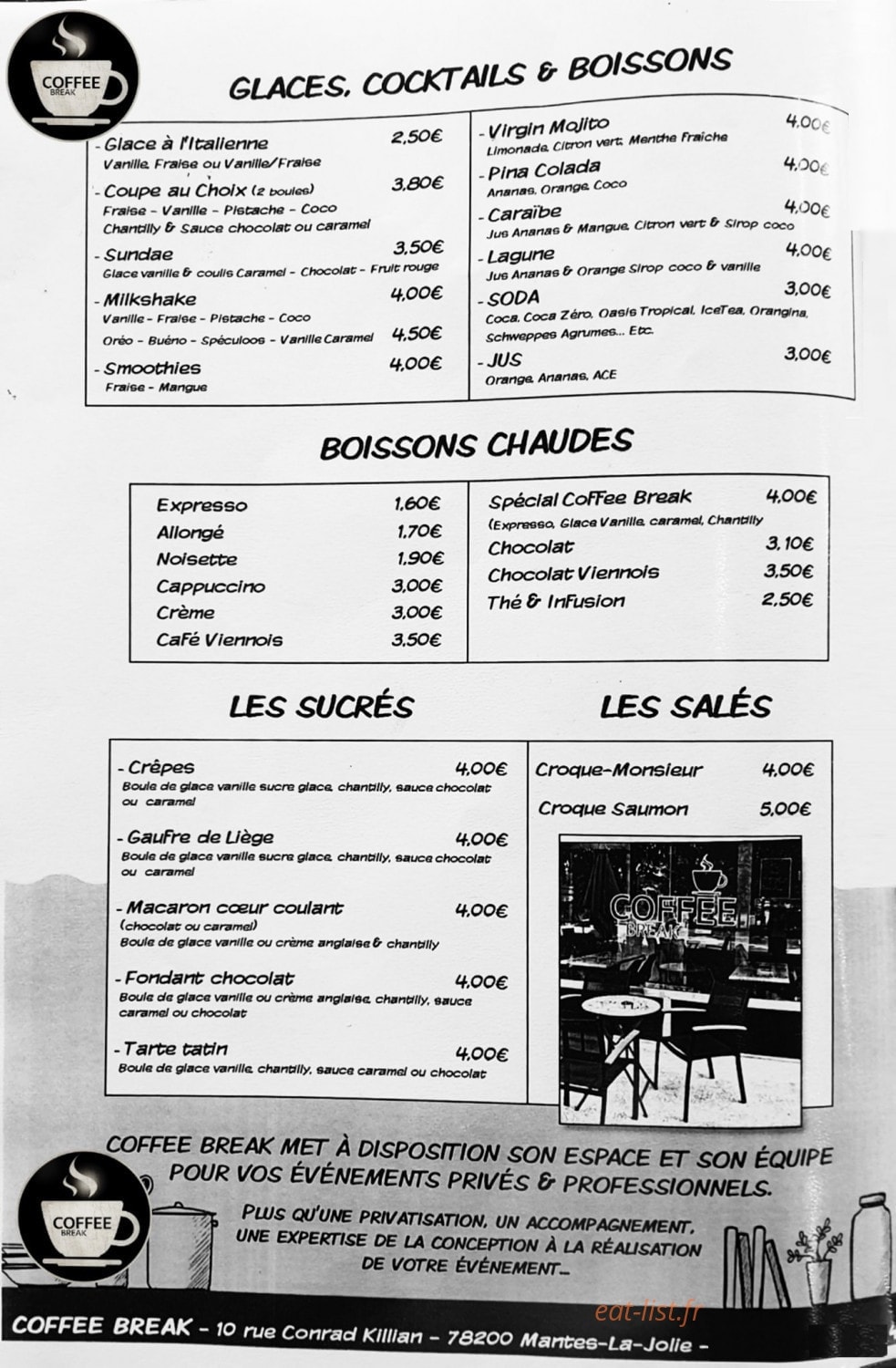 Coffee Break — carte page 3