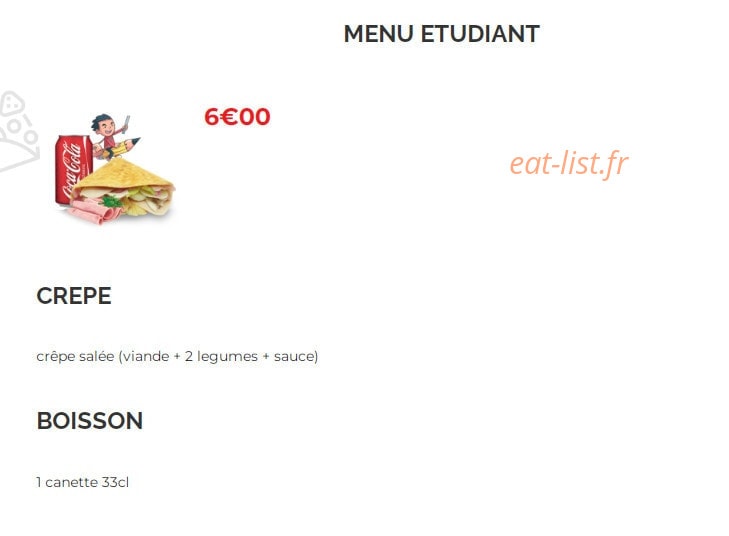 Fête à Crêpe — carte page 5