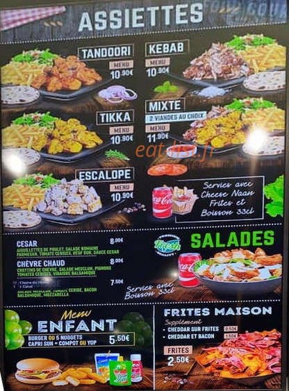 Food court — carte page 4