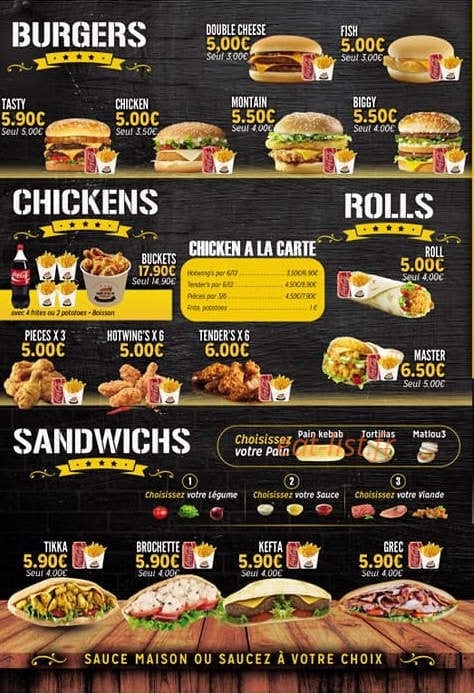 Food St Ex — carte page 2