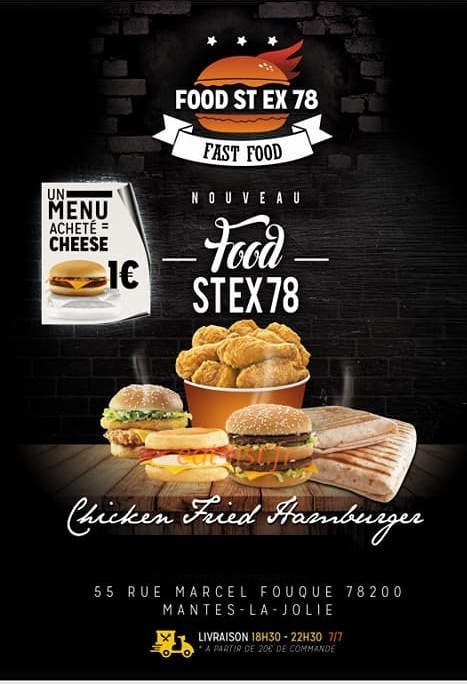 Food St Ex — carte page 1
