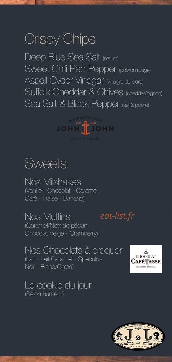 Jack et Joey — carte page 1