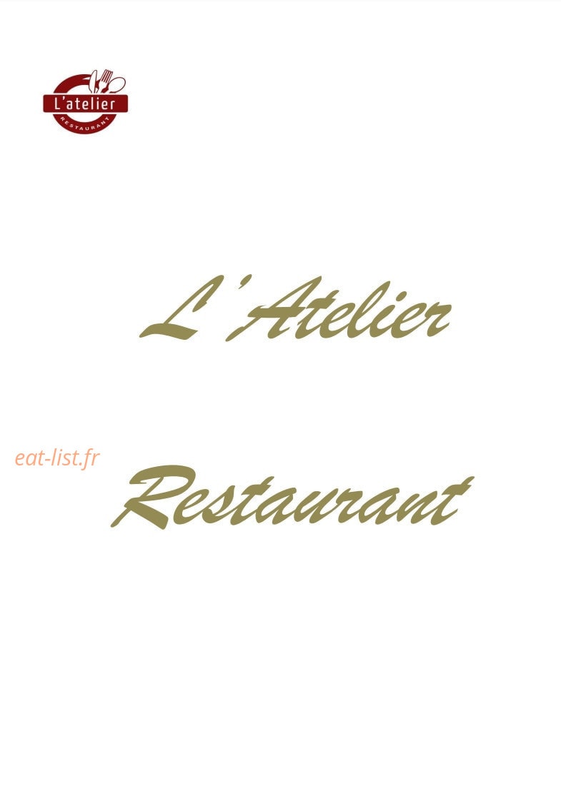 L'Atelier — carte page 1