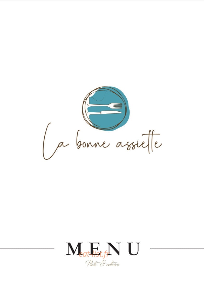 La Bonne Assiette — carte page 1