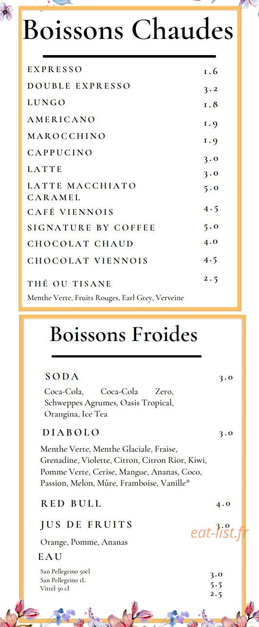 La Veranda — carte page 6