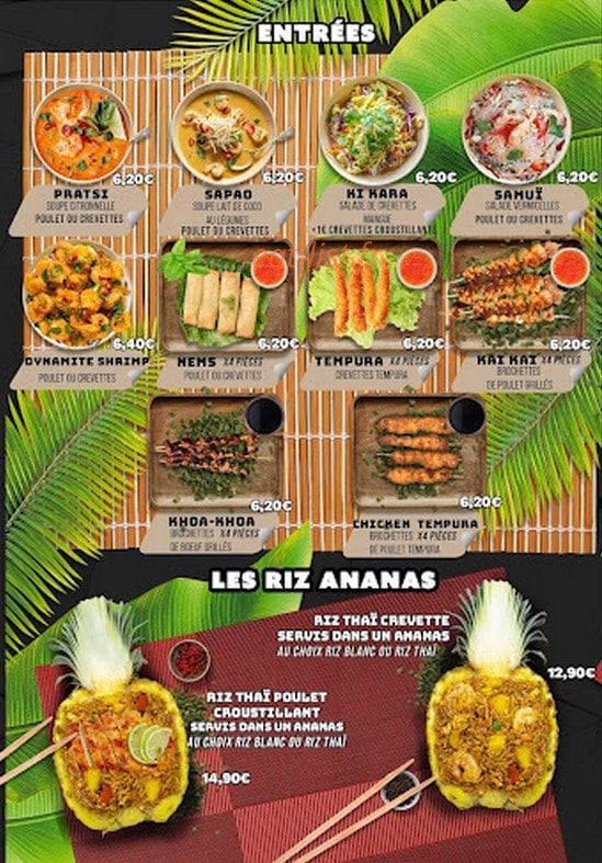 Le Bangkok — carte page 1
