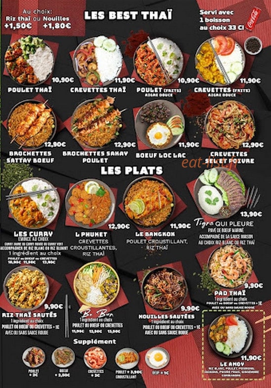 Le Bangkok — carte page 2