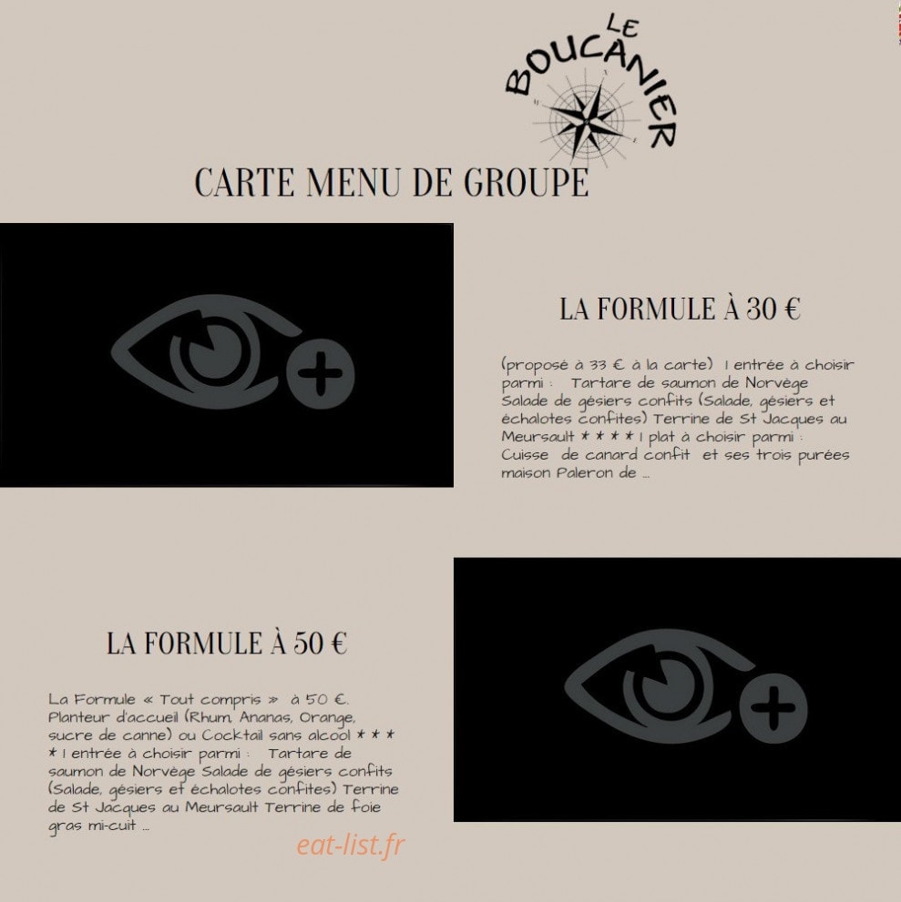 Le Boucanier — carte page 3
