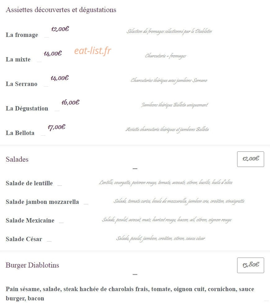 Le Diablotin — carte page 3