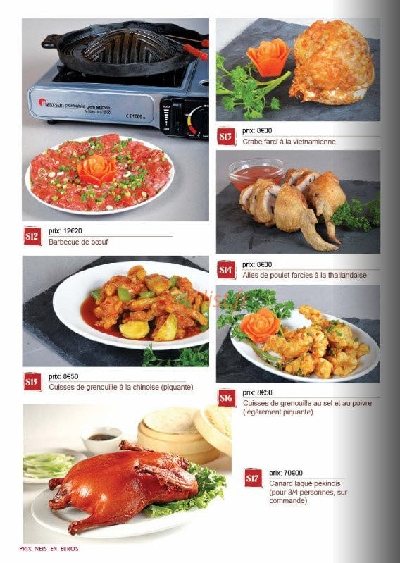 Le Mandarin — carte page 8